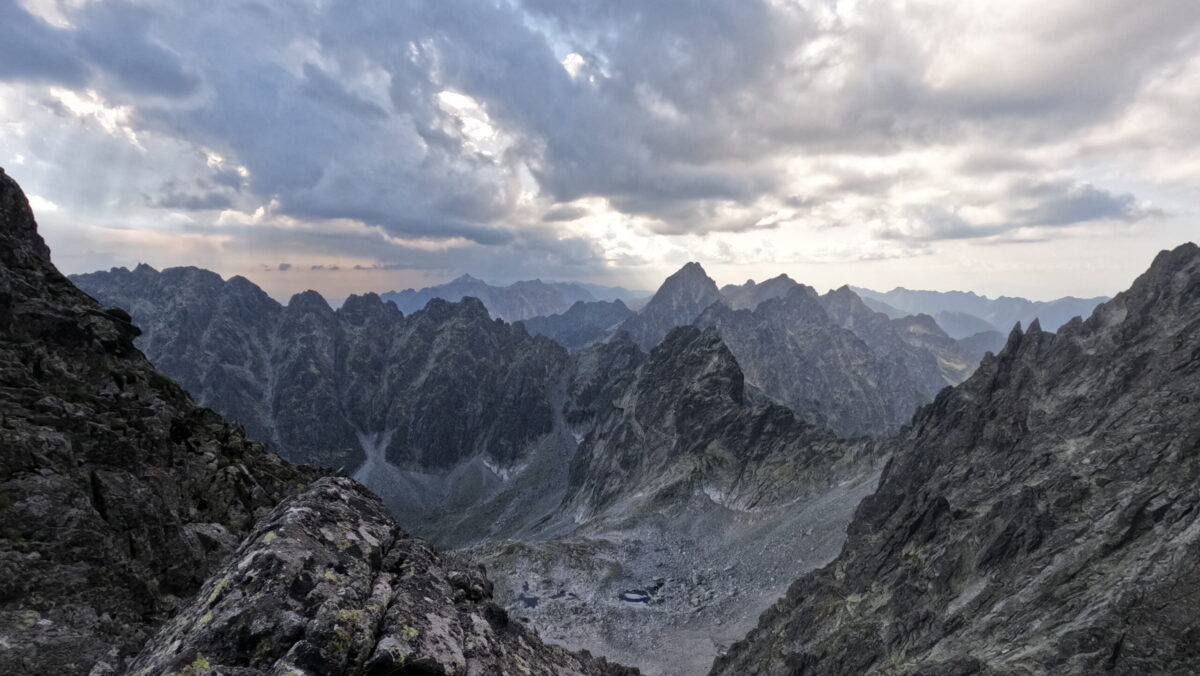 Widok z Gerlacha, Tatry