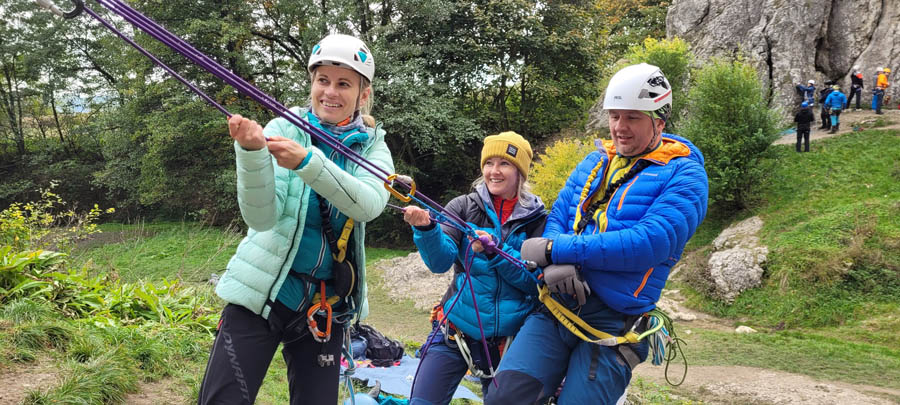 Autoratownictwo na Via Ferrata Fot. Piotr Białas