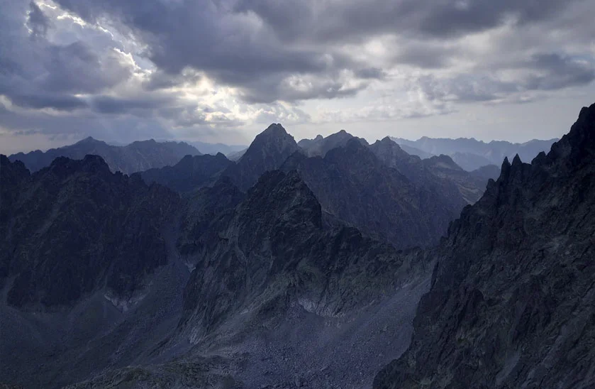 widok na Tatry Wysokie