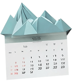 kalendarz z górami